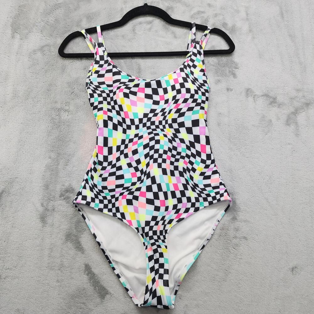 No Boundaries Swimsuit Womens Size S (3-5) Multi-Strap One-Piece High Cut Summer - Picture 1 of 11